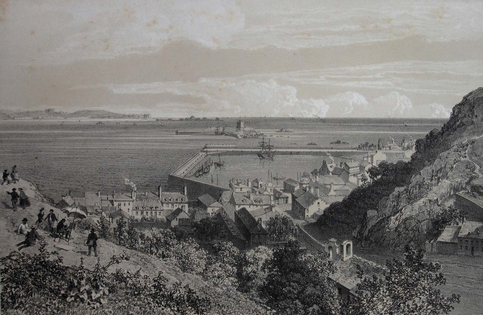 St Aubin, Jersey 1870